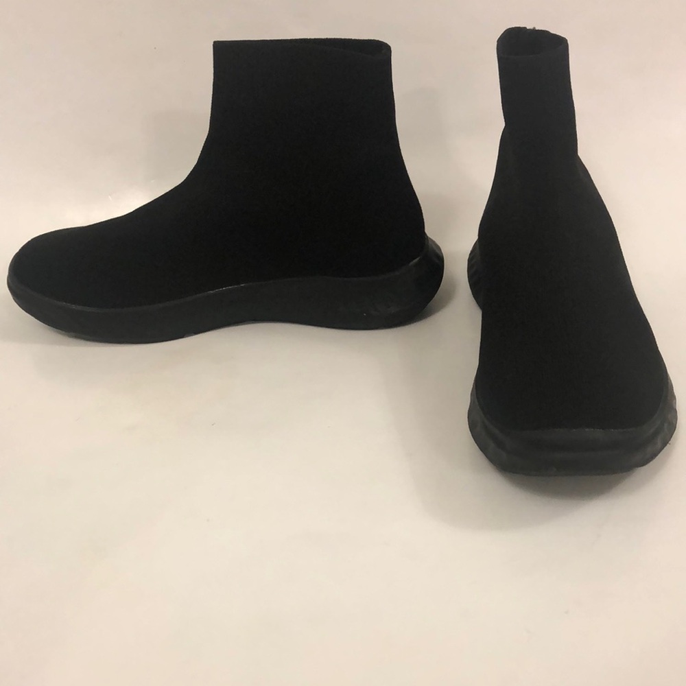 Luca Ferri 8 (EU 38) Sneakers Black Sock Fabric Rubber Soles Excellent Condition
